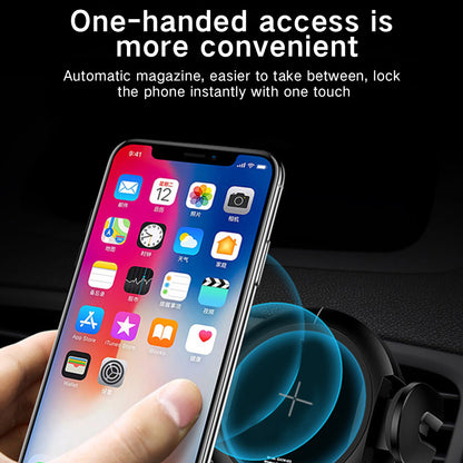Car Phone Holder and Wireless Charger From Shloob