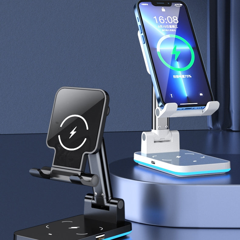 Wireless Desktop Phone Holder and Wireless Charger From Shloob.