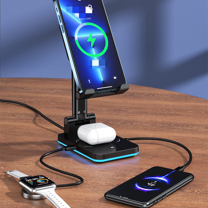 Wireless Desktop Phone Holder and Wireless Charger From Shloob.