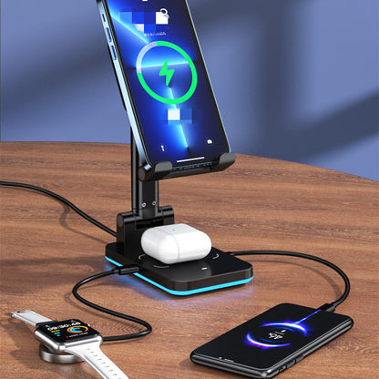 Wireless Desktop Phone Holder and Wireless Charger From Shloob.